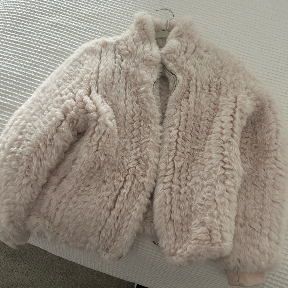 Faux fur jacket